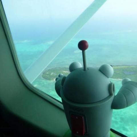 Roger Mozbot在空中